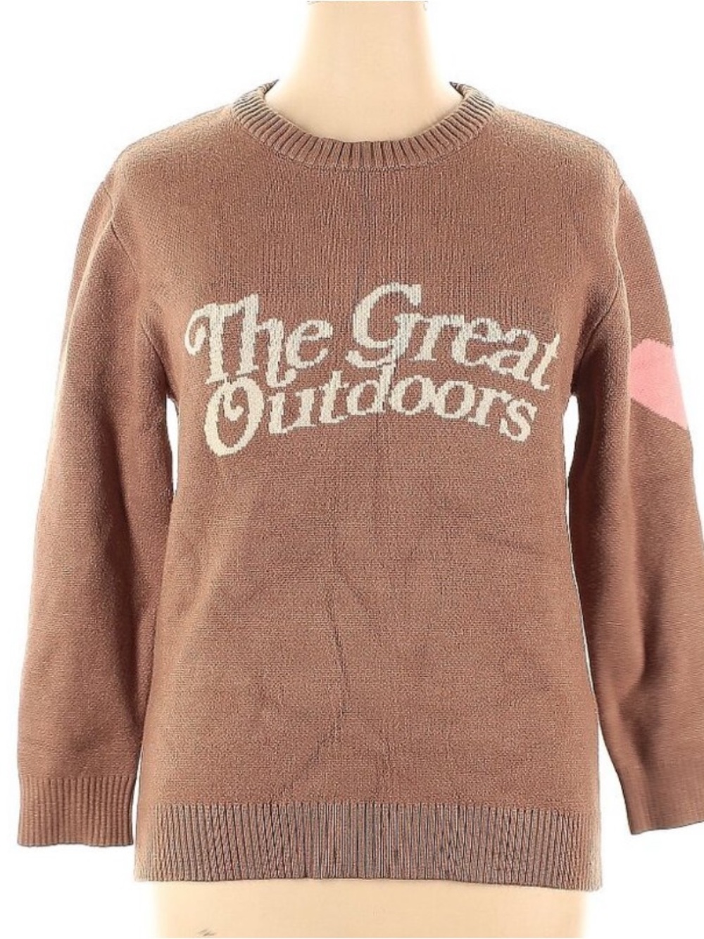 Dandy Worldwide The Great Outdoors Knit Sweater in Brown - Picture 2 of 4